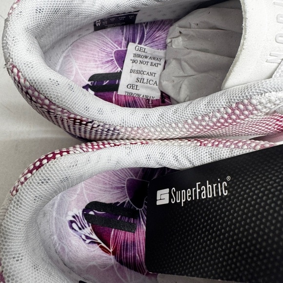 NOBULL Men’s /women’s White and Pink Athletic Shoes Waterproof size 13 W 14.5NWT